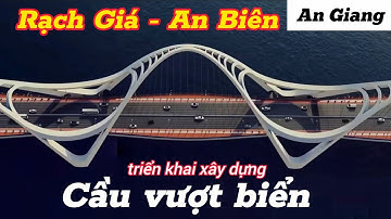 Cầu vượt biển Rạch Giá - An Biên được nhà thầu tiến hành thi công cổng Ban chỉ huy công trình