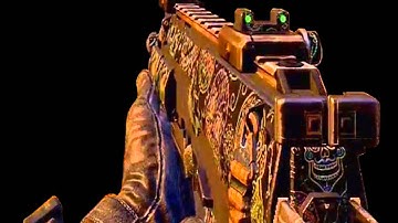 The MP7 with Dia de Muertos Camouflage  | New Black Ops II DLC Camo
