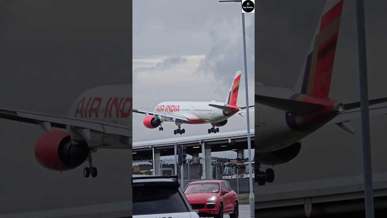 A350's Elegant arrival! 😳 Air India Airlines 🇮🇳✈️. 