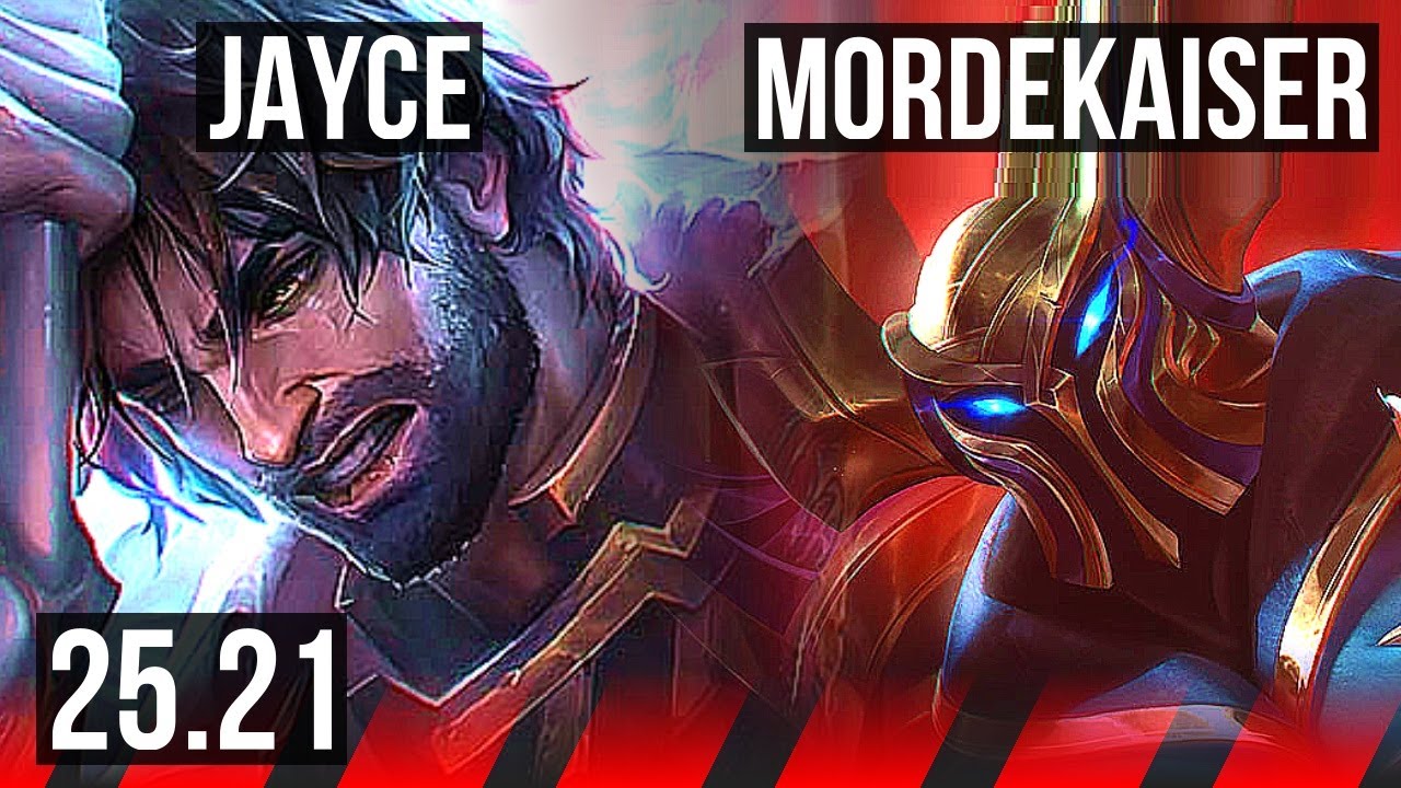 JAYCE vs MORDEKAISER (TOP) | 15/1/11, Legendary, 6 solo kills, 44k DMG | EUW Master | 25.21