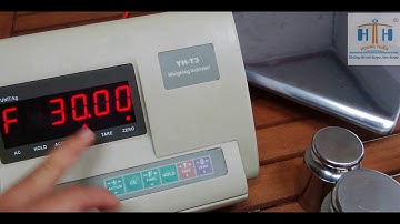 Hướng Dẫn Calip Cân Bàn YHT3 - Cân Hoàng Thiên
