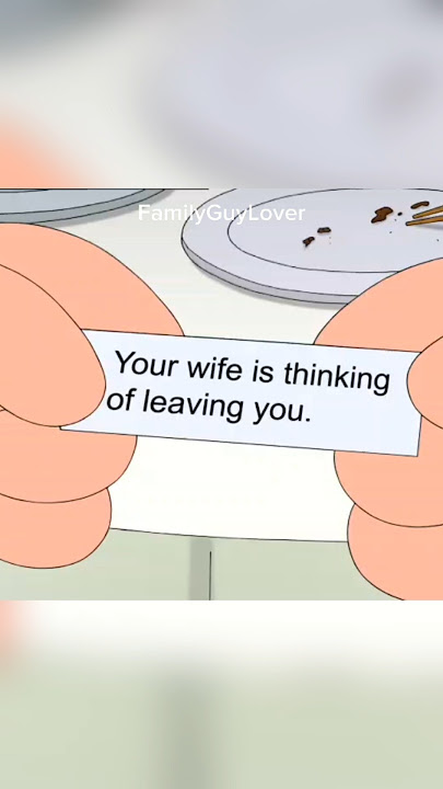 Fortune Cookies Aren't Really Fun... 😬 #shorts #familyguy