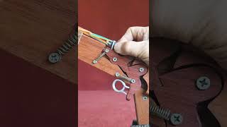 New wooden slingshot tecnique idea #woodworking #wooddesigner #craftproject #woodscraft #craftideas