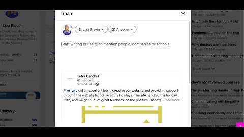 How to Tag on LinkedIn
