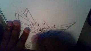 Drawing Megaman Falzar Beast.