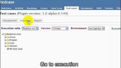 Redcase test management plugin