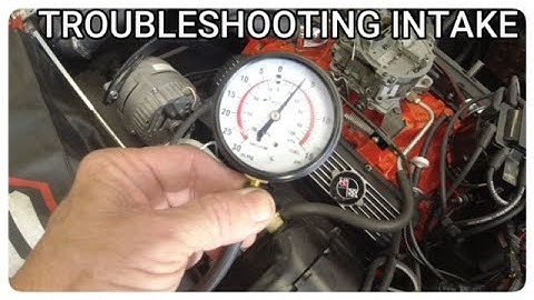 Testing Intake gaskets With A Vacuum Gauge