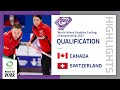 Highlights of Canada v Switzerland - Quarter-final - World Mixed Doubles Curling Championship 2021