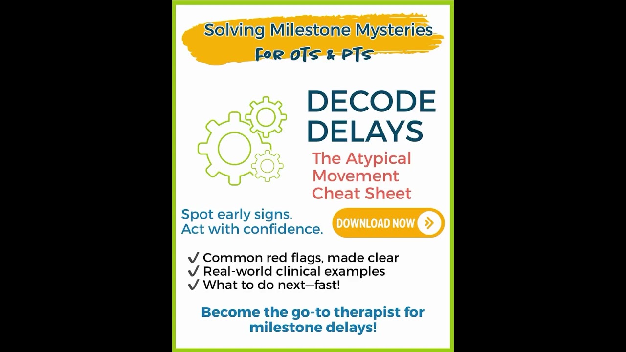 Unlock Pediatric Therapy Secrets: Get the FREE Cheat Sheet! 🎉