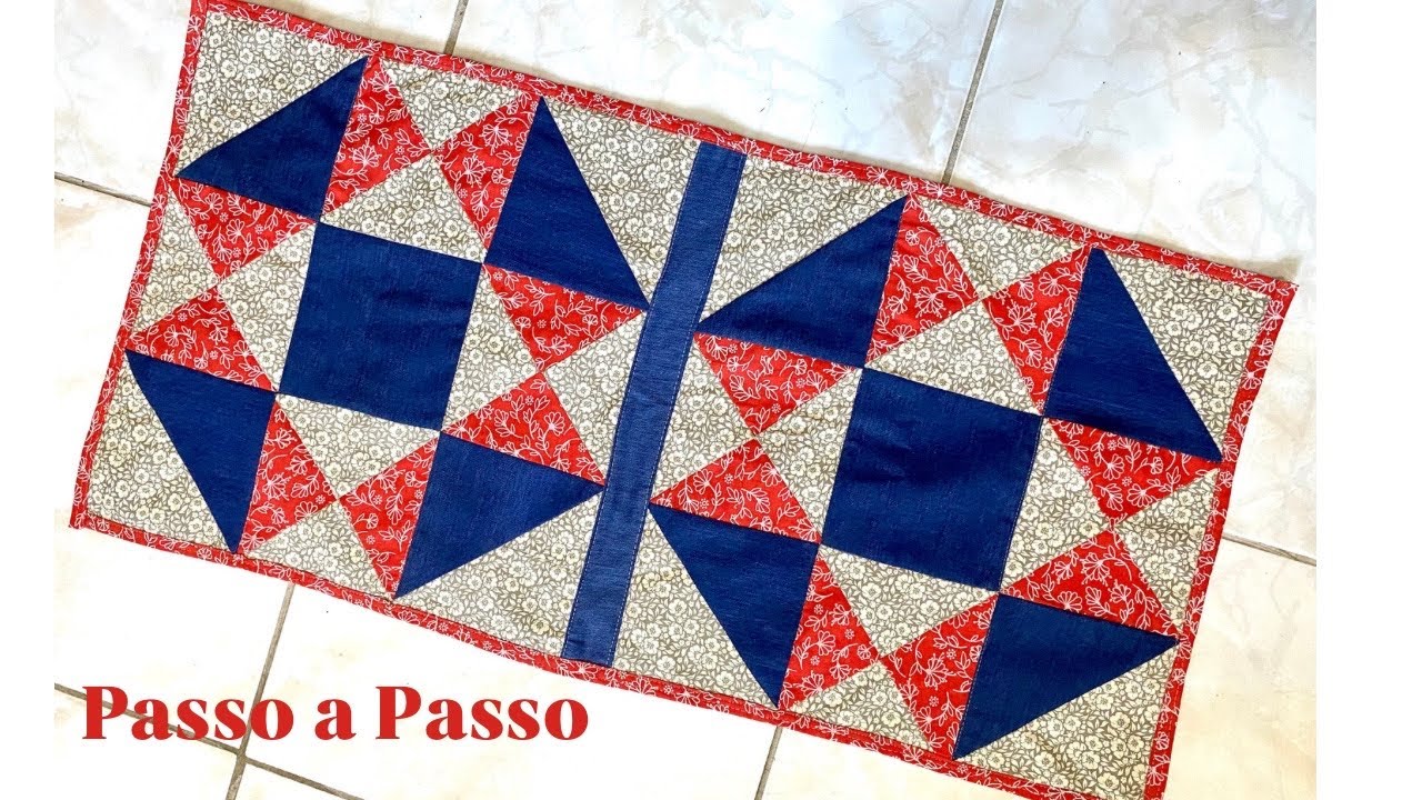 Tapete de RETALHOS FÁCIL | Patchwork na máquina doméstica
