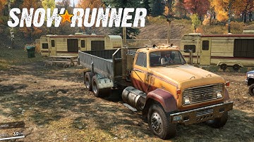 SnowRunner Old Bridge Reconstruction Walkthrough