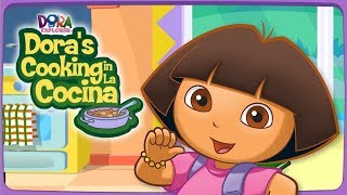 GamePlay Dora's Cooking in La Cucina  Online Game by GAMES PLANET screenshot 1