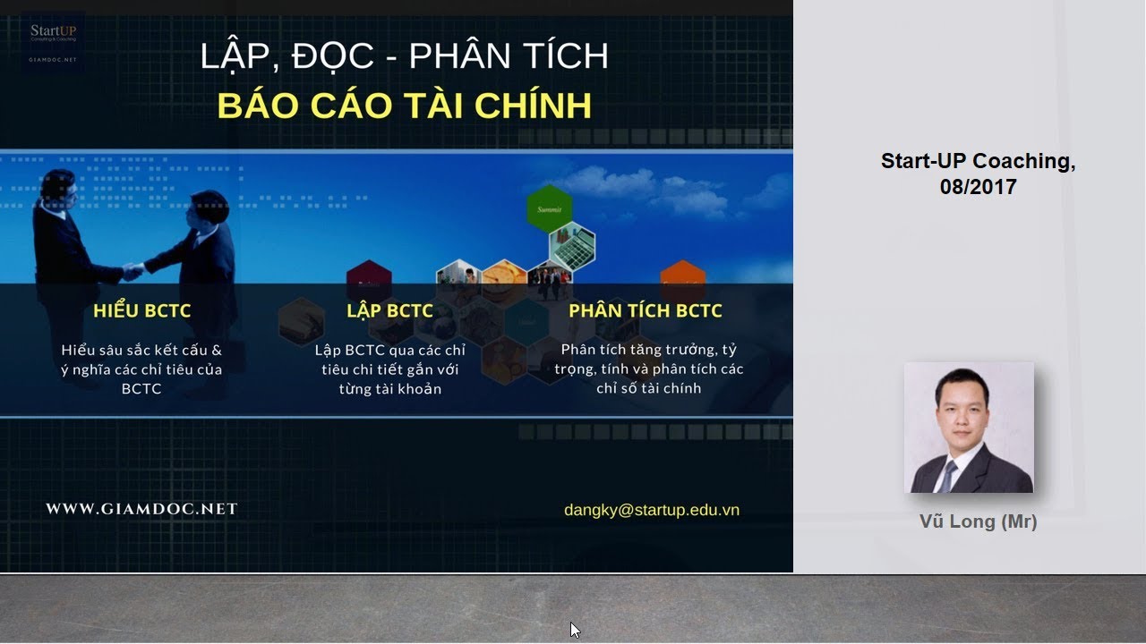 Học phân tích báo cáo tài chính | Báo cáo tài chính – P1 Cấu trúc CĐKT – Bản update V3.2017 | Rất hay