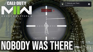 Nobody Was There Trophy (Never Trigger The Alarm In Recon by Fire) - Call of Duty Modern Warfare 2