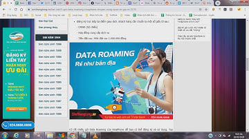 5+ gói Data Roaming mạng Vinaphone giá cực SHOCK - Sim Thăng Long