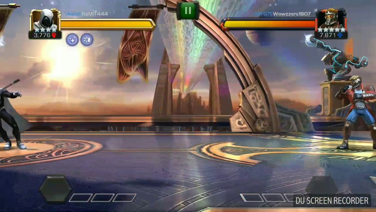 Close fight against 5* awakened Star Lord using Moon Knight