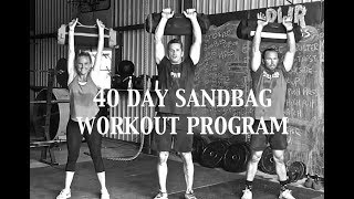 40 DAY PWR SANDBAG WORKOUT PROGRAM