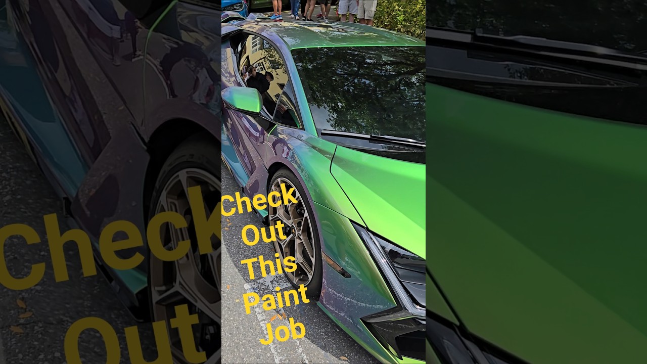 What do you think of this Lamborghini Paint Job? 