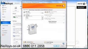 Setting Application Defaults - Xerox Work Centre 7200/7220/7220i/7225/7225i