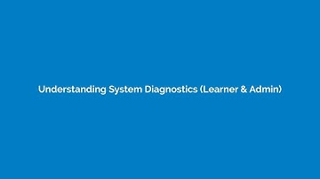 UpsideLMS Learner & Admin - Understanding System Diagnostics