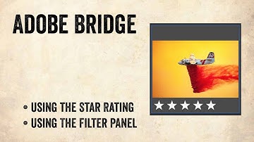 Adding star ratings to your images in Adobe Bridge