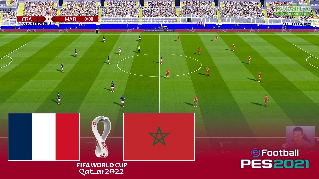 France vs Morocco FIFA World Cup Qatar 2022 Watch Along and eFootball21 Gameplay