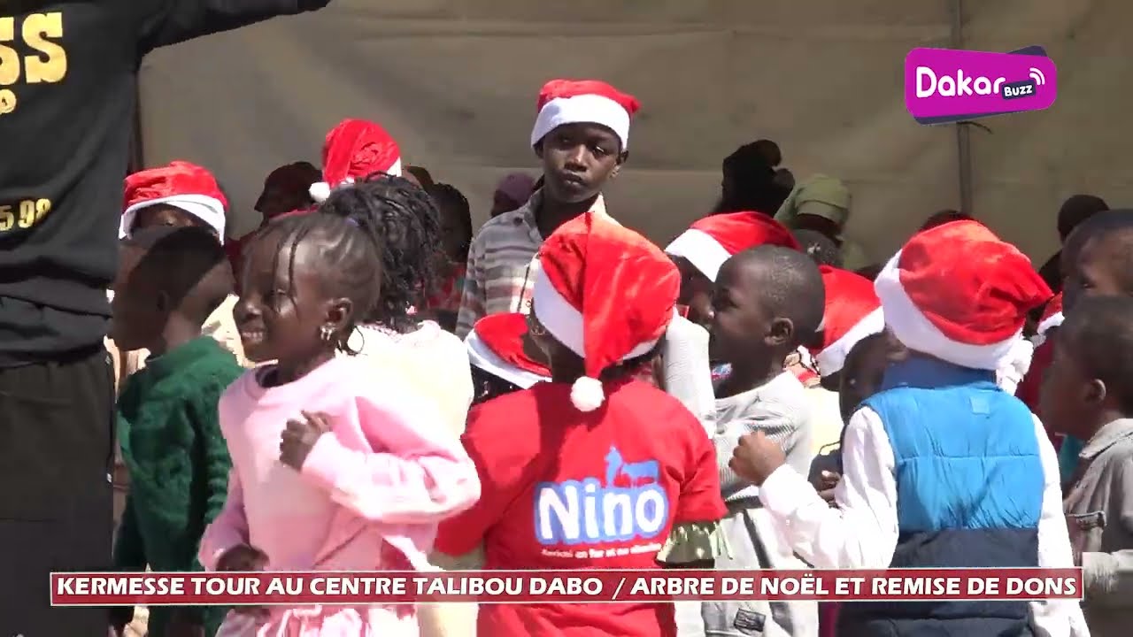 Kermesse Tour au centre TALIBOU DABO : Arbre de Noël et remise de Dons