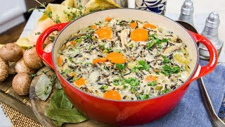 Lifestyle expert theodore leaf shows you how to take a five dollar
rotisserie chicken and turn it into hearty, satisfying creamy & wild
rice so...