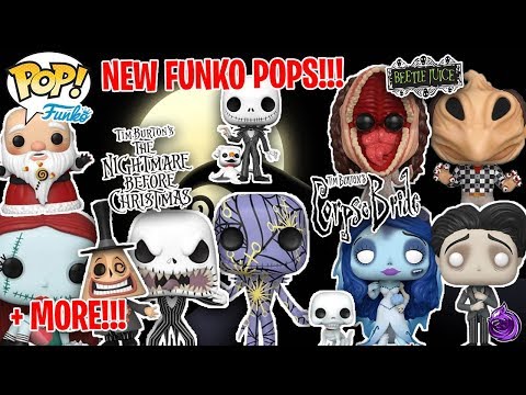 NEW* TIM BURTON - Funko Pops! (Nightmare Before Christmas, Corps Bride +  TONS MORE!) - YouTube