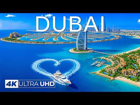 [4K] Dubai 2026 🇦🇪 Stunning Skylines & Iconic Landmarks Aerial Views - Deep House Chill Music