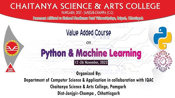 Value Added Course - Python & Machine Learning Prof. Vivek Tiwari