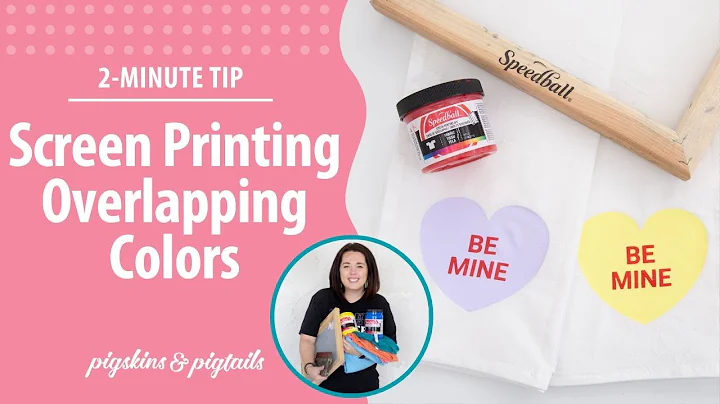 Screen Printing with Cricut Overlapping Multiple Colors