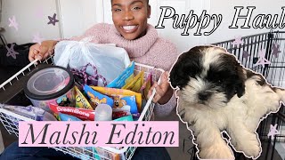 NEW PUPPY HAUL | EVERYTHING I BOUGHT FOR MY NEW PUPPY | Puppy Essential| Malshi(Maltese & Shih Tzu)💗