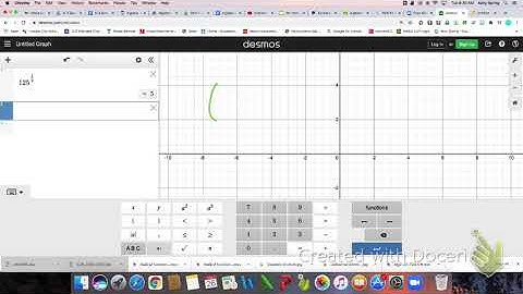 Fractional exponents on desmos