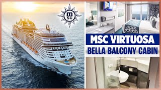 MSC Virtuosa Balcony Cabin Tour