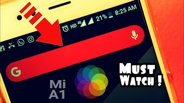 Xiaomi Mi A1 & Other Devices Home Screen Customization | How to change Google Search Bar Colour