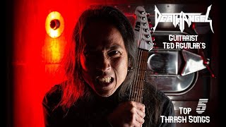 DEATH ANGEL Guitarist Ted Aguilar's Top 5 Favorite Thrash Metal Songs