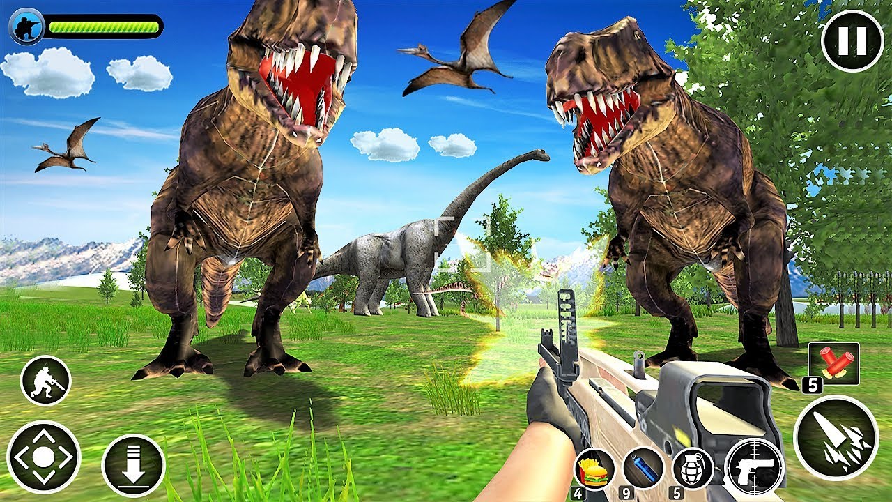 free dinosaur shooting games