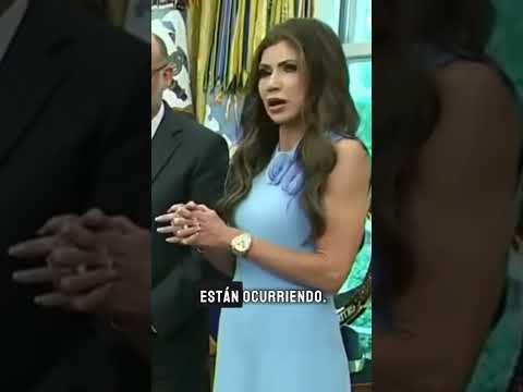 Krinti Noem condenó las declaraciones de Claudia Sheinbaum