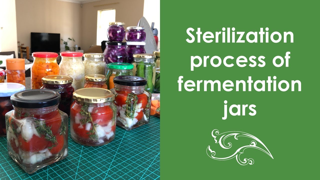 Sterilization process Sterilize fermentation jars. Boiling method, no dishwasher [Fermented