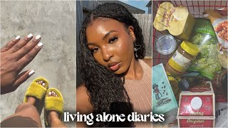 Living Alone Houston | This was Embarrassing, A Confession, Shopping, Braid Takedown | Kensthetic