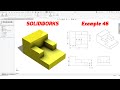SolidWorks Tutorial – Example 46 | Simple 3D Modeling for Beginners