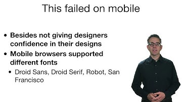 Google Web Font Usage and Hisory