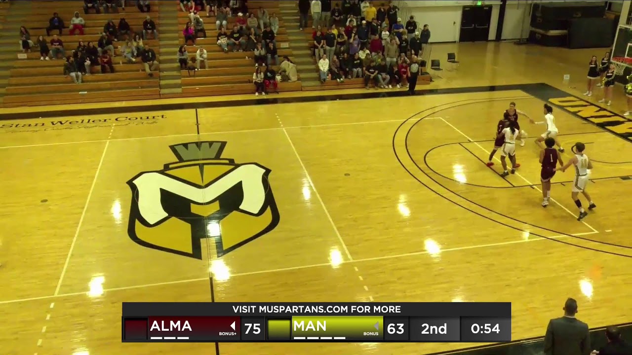 Manchester Univ. vs Alma College Men's Varsity Basketball
