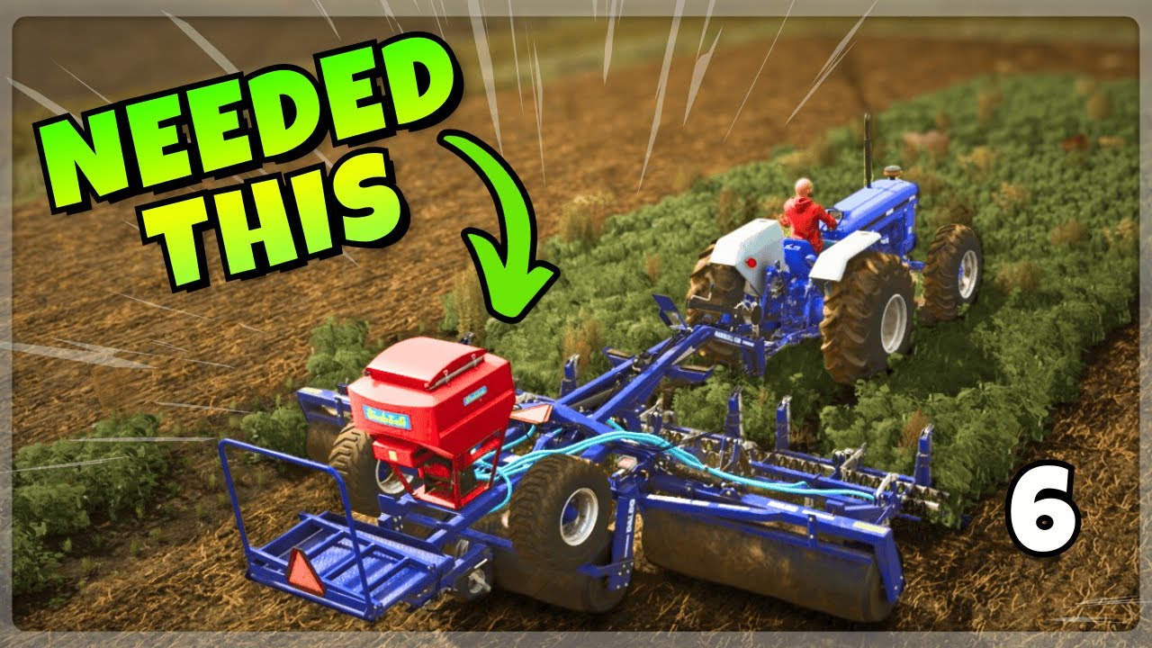 I Found The BEST Secret Upgrade | FS25 Mega Farm Survival Challenge Ep 6