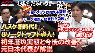 バスケ新時代】Bリーグドラフト導入！元日本代表 網野友雄が初年度の
