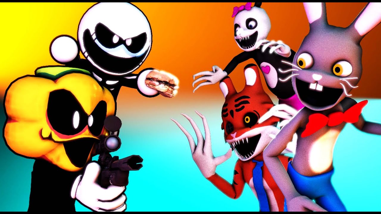 FRIDAY Night FUNKIN SKID AND PUMP VS MR.HOPPS PLAY House 2