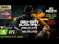 CALL OF DUTY: BLACK OPS 6 (Day 1) RTX 3060 6GB Ryzen 7 5800H | 1440p | All Presets | Legion 5 Pro