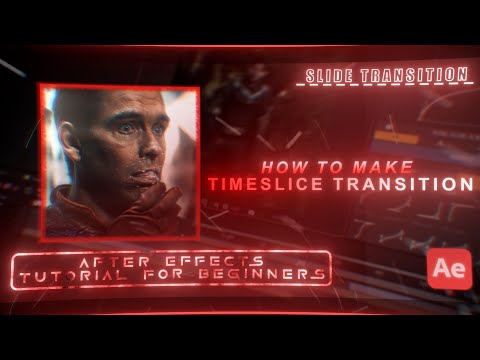 How to make timeslice transition in after effects l Tutorial for beginners l #aftereffects