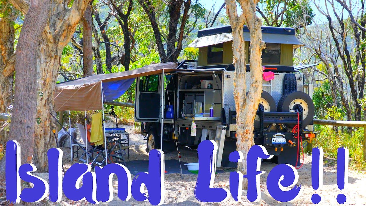 Our full Travel Truck camp set up, Camp Oven Cook up & insights into